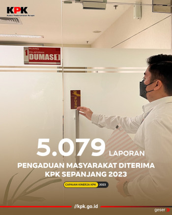 KPK Menerima laporan