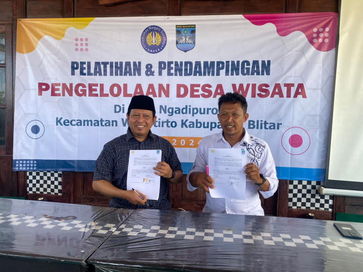 Dosen UNESA Dorong Transformasi Desa Wisata Ngadipuro